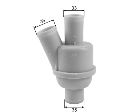 Thermostat, coolant TH35882 Gates, Image 2