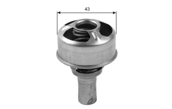 Thermostat, coolant TH36075 Gates, Image 2
