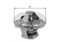 Thermostat, coolant TH39374G1 Gates