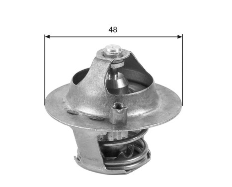 Thermostat, coolant TH39374G1 Gates, Image 2