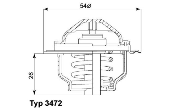 Thermostat, coolant