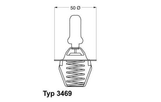 Thermostat, coolant