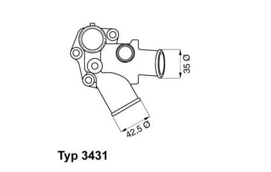 Thermostat, coolant