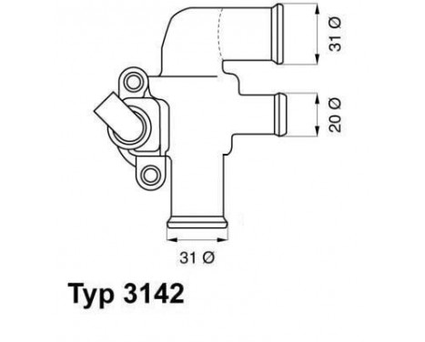 Thermostat, coolant