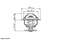 Thermostat, coolant