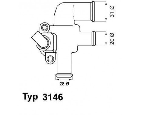 Thermostat, coolant