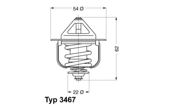Thermostat, coolant