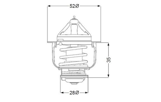 Thermostat, coolant, Image 2