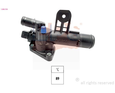 Thermostat, coolant