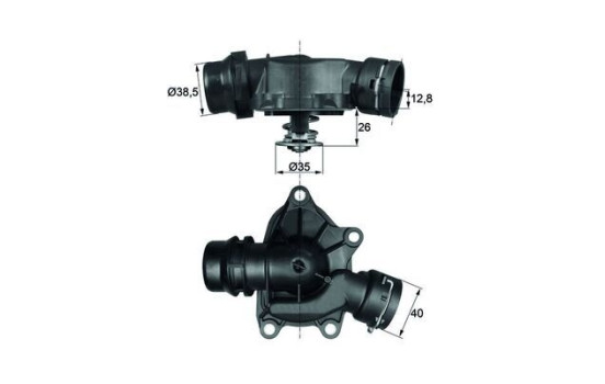Thermostat, coolant