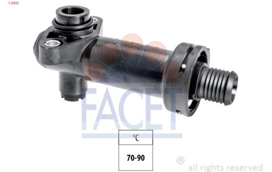 Thermostat, EGR cooling Made in Italy - OE Equivalent 7.8835 Facet