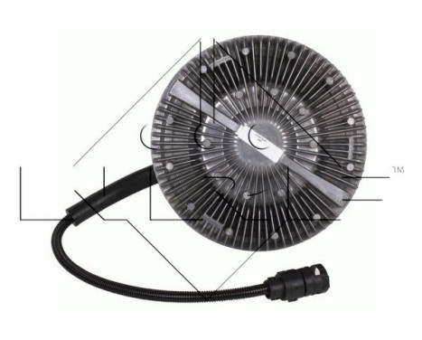 Clutch, radiator fan 49023 NRF, Image 2