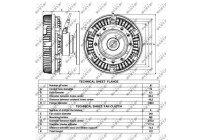 Clutch, radiator fan 49042 NRF