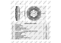 Clutch, radiator fan 49050 NRF