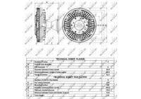 Clutch, radiator fan 49114 NRF