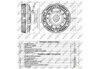 Clutch, radiator fan 49119 NRF