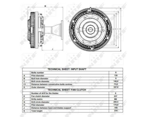 Clutch, radiator fan 49166 NRF, Image 6