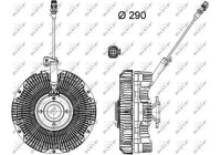 Clutch, radiator fan 49168 NRF