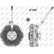 Clutch, radiator fan 49168 NRF