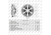 Clutch, radiator fan 49406 NRF