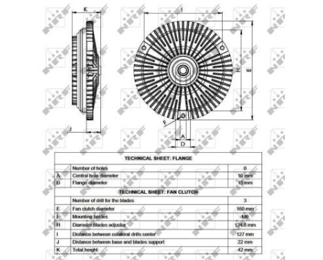 Clutch, radiator fan 49536 NRF, Image 5