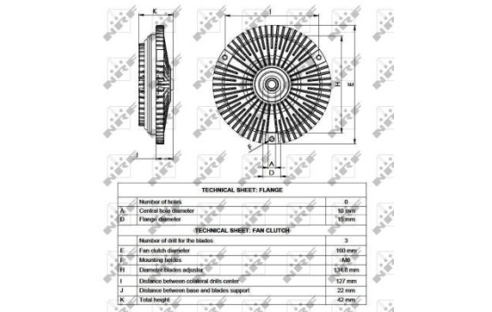 Clutch, radiator fan 49536 NRF, Image 5