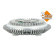 Clutch, radiator fan 49561 NRF, Thumbnail 2