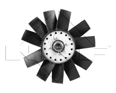 Clutch, radiator fan 49563 NRF, Image 3