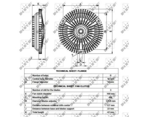 Clutch, radiator fan 49564 NRF, Image 5