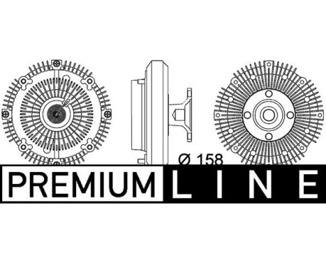 Clutch, radiator fan BEHR *** PREMIUM LINE ***