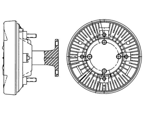 Clutch, radiator fan BEHR *** PREMIUM LINE ***