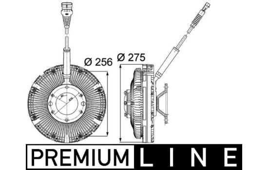 Clutch, radiator fan BEHR *** PREMIUM LINE ***