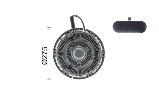 Clutch, radiator fan BEHR *** PREMIUM LINE ***, Image 12