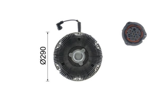 Clutch, radiator fan BEHR *** PREMIUM LINE ***, Image 7