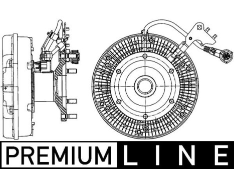 Clutch, radiator fan BEHR *** PREMIUM LINE ***