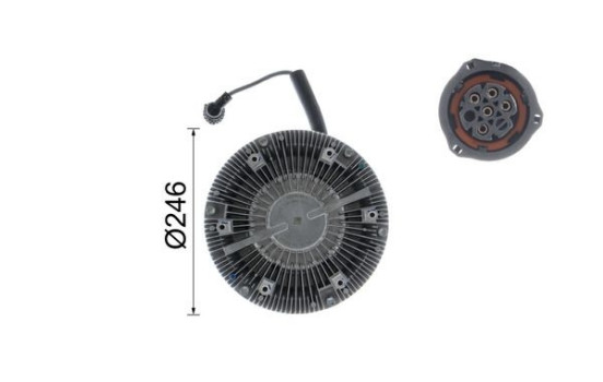 Clutch, radiator fan BEHR *** PREMIUM LINE ***, Image 12