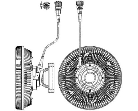 Clutch, radiator fan BEHR *** PREMIUM LINE ***