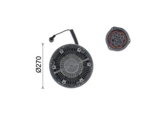 Clutch, radiator fan BEHR *** PREMIUM LINE ***, Image 12