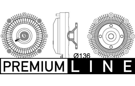 Clutch, radiator fan BEHR *** PREMIUM LINE ***