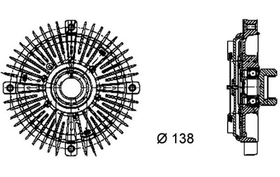 Clutch, radiator fan PREMIUM LINE, Image 2