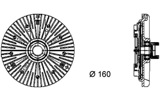 Clutch, radiator fan PREMIUM LINE, Image 2