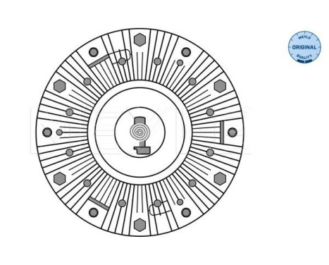 Clutch, radiator fan