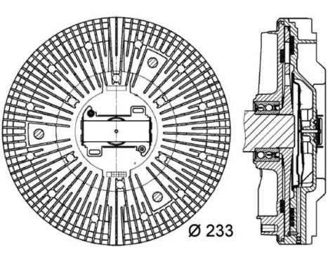 Clutch, radiator fan, Image 2