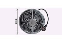 Clutch, radiator fan