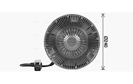 Clutch, radiator fan