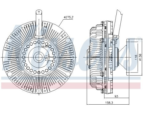 Clutch, radiator fan, Image 2