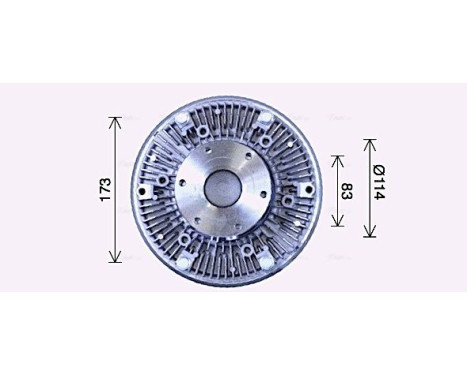 Clutch, radiator fan, Image 5