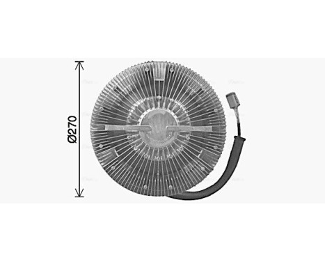 Clutch, radiator fan, Image 2