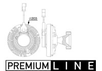 Clutch, radiator fan