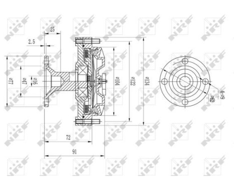 Clutch, radiator fan, Image 5